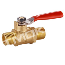 TMOK Mini Ball Valve 1/2" MALE X FEMALE NPT Chrome Plated Brass Body 450 psi M X F